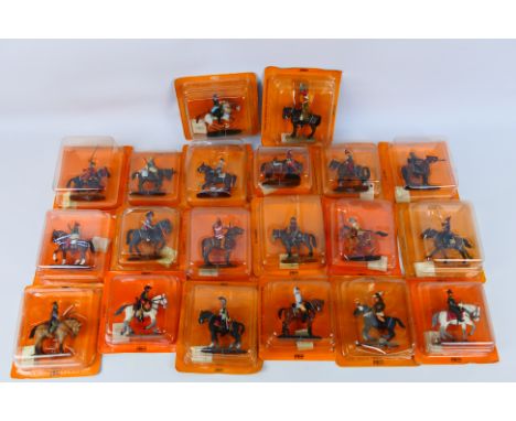 Del Prado - 20 x mounted soldiers including Marshall Turenne battle of the Dunes 1658, Gallic Warrior Celtic Cavalry 2nd cent
