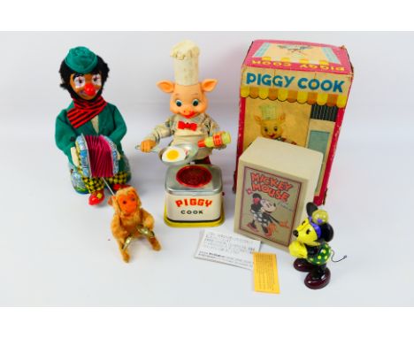 Cragston - Yonezawa - Other - A collection of tinplate toys to include an unboxed battery  Cragston (Japanese made by Alps Sh