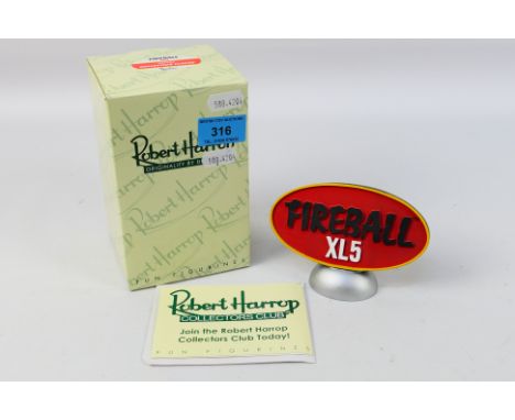 Robert Harrop - Gerry Anderson - A boxed Robert Harrop SMFG02  Fireball XL5 Collectors Plague. The plaque shows some dusty si