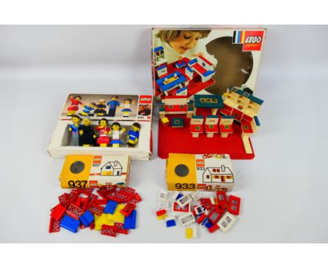 Lego - Four boxed vintage Lego sets. Lot includes Lego #260 Dolls Living Room (1971); #200 Lego Family (1974); #937 Doors & F