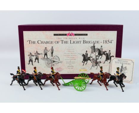 Britains - A boxed Britains 'The Crimean War Series' Limited Edition #5197 'The Charge of the Light Brigade' Set. The set app