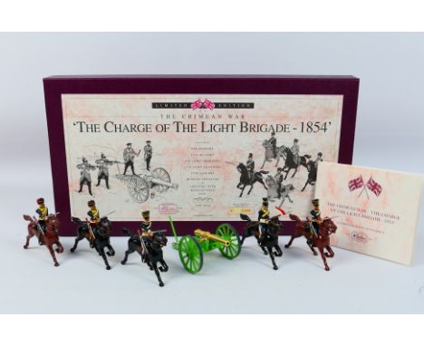 Britains - A boxed Britains 'The Crimean War Series' Limited Edition #5197 'The Charge of the Light Brigade' Set. The set app