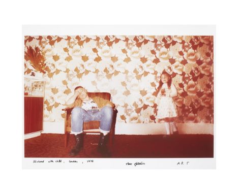 NAN GOLDIN (AMERICAN B.1953)    SKINHEAD WITH CHILD, LONDON, 1978    C-print, artist's proof, signed and inscribed, unframed 