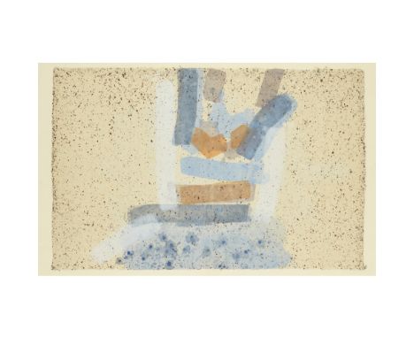 [§] IAN MACKENZIE SMITH O.B.E., P.R.S.W., R.S.A. (SCOTTISH B.1935)  LECHT GATE   Mixed media on handmade paper  61cm x 94cm (