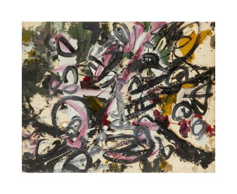 [§] ALAN DAVIE C.B.E., H.R.S.A. (SCOTTISH 1920-2014)  SELF-PORTRAIT IN THE FORM OF AN EXCITED FLOCK OF BIRDS - NO.9A, OPUS 66