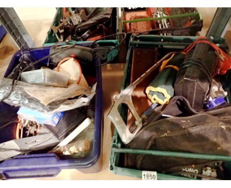 Mixed tools including saws. Not available for in-house P&amp;P 