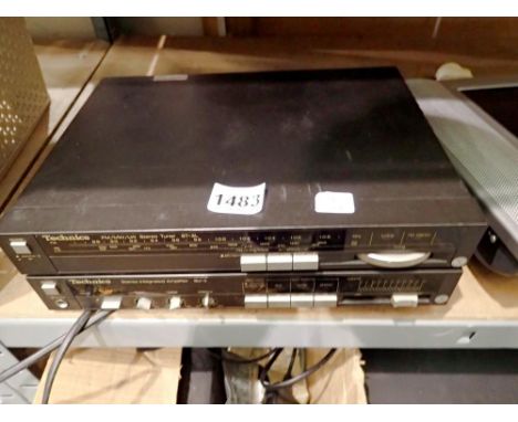Technics stereo integrated amplifier and stereo tuner. All electrical items in this lot have been PAT tested for safety and h