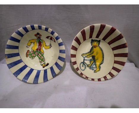 Two Masons Circusland bowls. Not available for in-house P&amp;P 