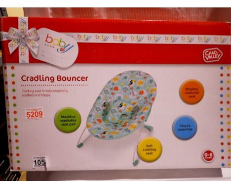 Chad Valley cradling baby bouncer, new and boxed. Not available for in-house P&amp;P 