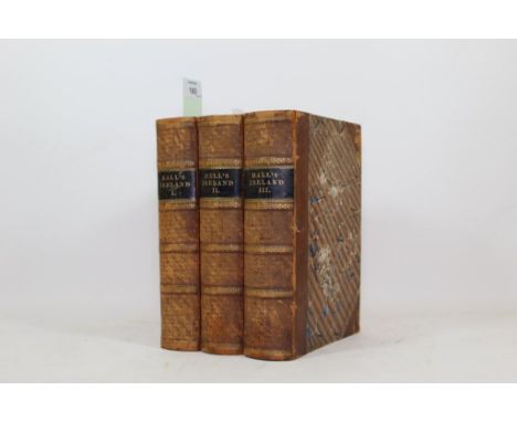 Hall, Samuel. Ireland, It's Scenery, Character, &amp;c., 3 volumes, new edition, engraved frontispieces and additional titles