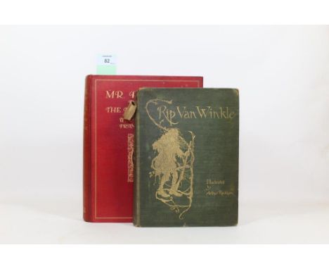 Rackham, Arthur, illustrator. Rip Van Winkle, first edition, 50 tipped-in coloured plates, tissue guards, heavily spotted, or