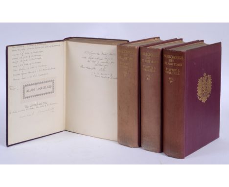 Churchill, Sir Winston Spencer. Marlborough, His Life and Times, 4 volumes, first editions, volume 1 for Canada, volumes 2-4 