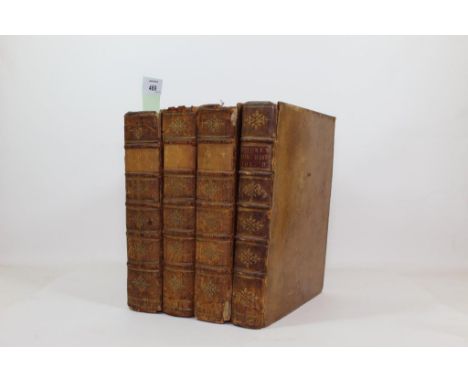 Hooke, Nathaniel. The Roman History, from the Building of Rome to the Ruin of the Commonwealth, 4 volumes, third edition, 32 