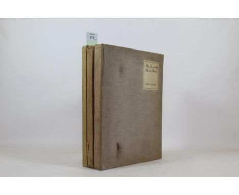 Edwards, Lionel. My Hunting Sketchbook, 2 volumes, mixed edition, coloured plates, volume 2 worn and frayed, 4to, London: Eyr