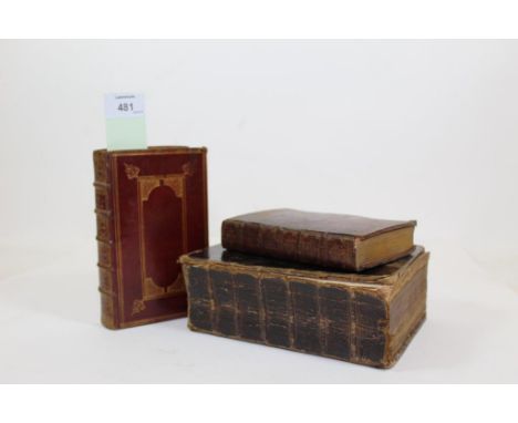 Psalms. Le sens propre et litteral des Pseames de David, third edition, engraved frontispiece, light spotting and rust-makrs 