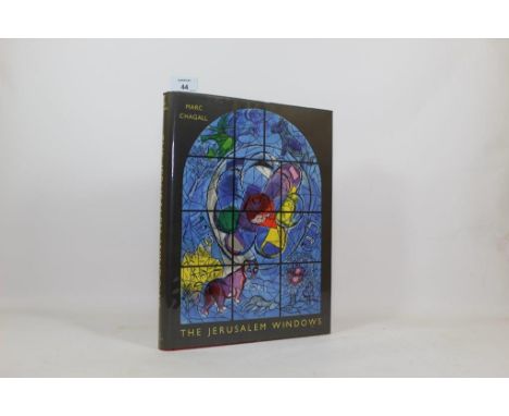 Chagall, Marc. The Jerusalem Windows... Text and Notes by Jean Leymaire, first edition, 2 colour lithographs by the artist, p