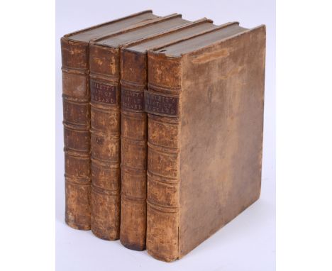 Smollett, Tobias. A Complete History of England, 4 volumes, first edition, 4 engraved frontispieces, folding engraved map, to