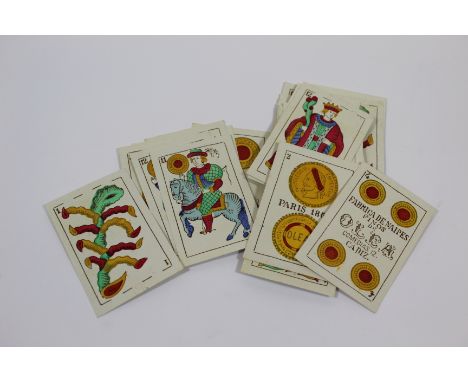 Playing Cards. Spanish Pattern, 'El Elefante', 48 cards, full-length court cards, patterned backs, 61mm x 92mm, Cadiz: Segund