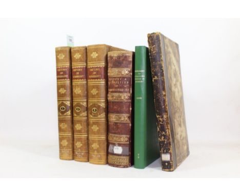 Collinson, John. The History and Antiquities of the County of Somerset, 3 volumes, first edition, folding engraved map, 39 [o