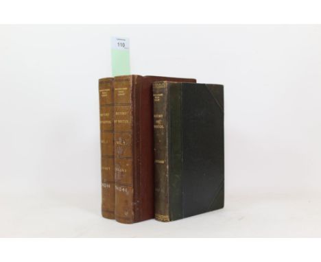 Corry, John. The History of Bristol, Civil and Ecclesiastical, 2 volumes, first edition, 12 engraved plates, spotted and brow