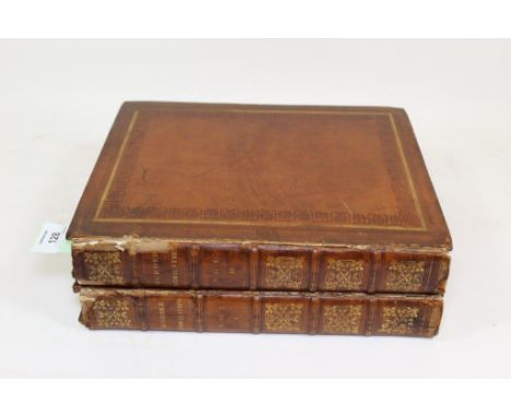 Scott, Sir Walter. The Border Antiquities of England and Scotland, 2 volumes, first edition, engraved additional titles, 92 e