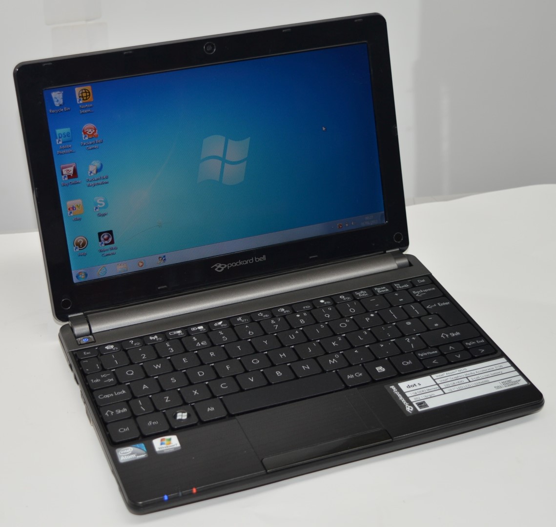 1 x Packard Bell ZE6 10.1 Inch LED Netbook Computer - Features intel ...