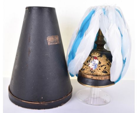 Bavarian Adjutant Generals Pickelhaube with Parade Plume, fine untouched example of a Bavarian Adjutant General’s pickelhaube