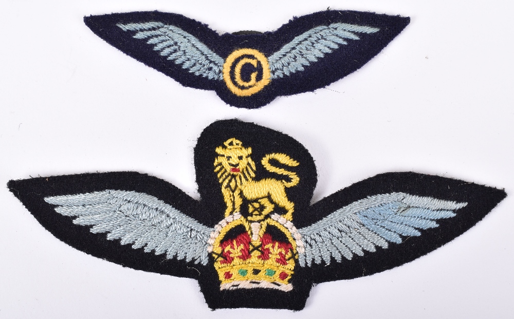 WW2 Glider Pilots Wings, embroidered standard pattern wings with cloth