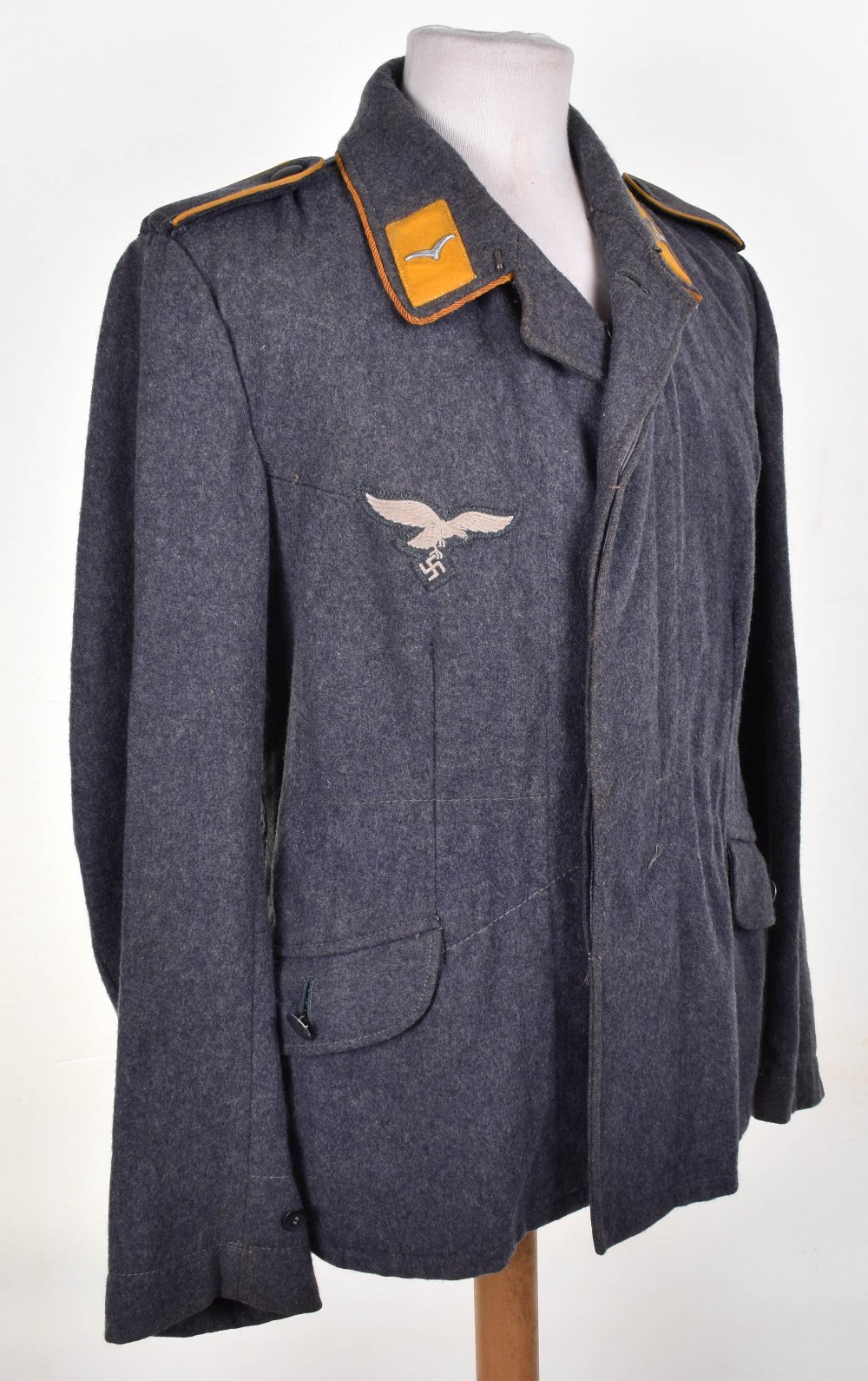 WW2 Luftwaffe Flight Section Flieger Blouse, fine example of an early ...