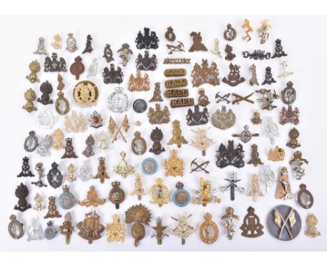 Large Quantity of Corps Cap and Collar Badges, of various periods and conditions. Regiments include Royal Corps of Signals, G