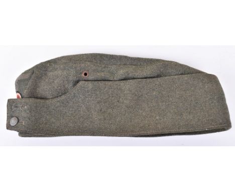 WW2 German Army M-42 Pattern Overseas / Side Cap, good example of the hard to find German army side cap with the two button f