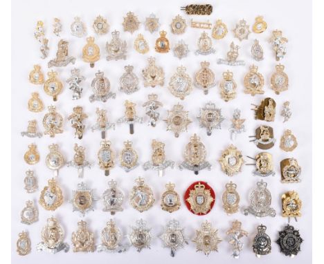 Quantity of Anodised Cap and Collar Badges of Various Corps, including Intelligence Corps, Royal Army Ordnance Corps, Royal A