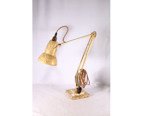Herbert Terry angle poise desk lamp with camouflage effect, 94cm tall 