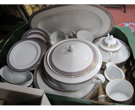 Noritake Dinner, Coffee Service, tureens, meat plate, coffee cups, side plates, etc:- One Box.