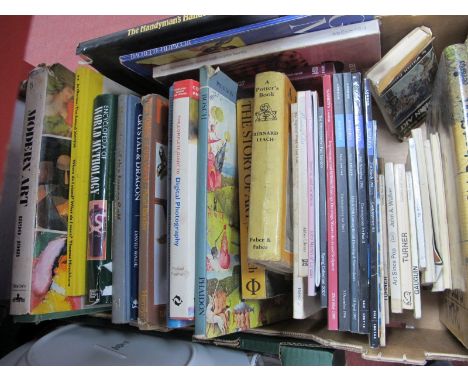 Bernard Leach A Potters Art Reference Books, Sotherbys catalogues, etc:- One Box.