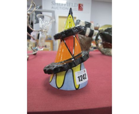 Lorna Bailey 'Hoop-La' Sugar Caster, commissioned by Vic Jelenski, limited edition No 77/250 (illus. page 92 in The First Mil