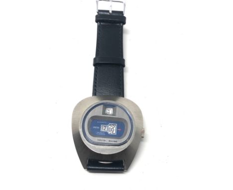 Smiths digital jump hour wristwatch the watch is untested not working 