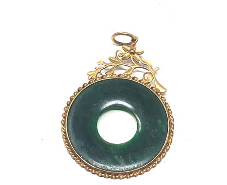 9ct gold opal trilogy ring (2.8g) 