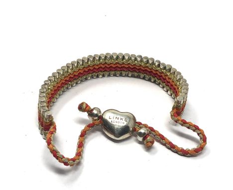 Links of London silver friendship bracelet 