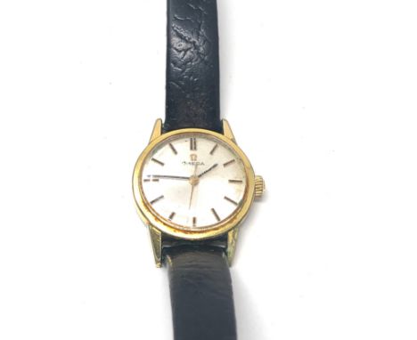 ladies vintage omega wristwatch the watch is ticking 
