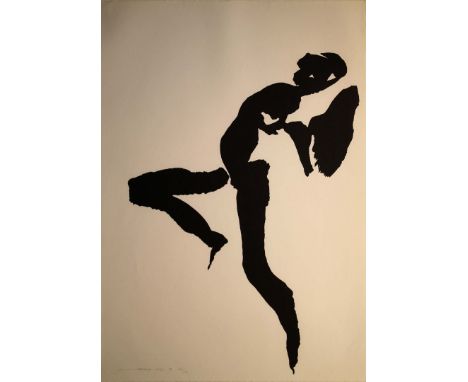 Louis le Brocquy HRHA, 1916-2012  
THE TAIN - The Boy Cúchulainn
 Brush lithograph, paper size 15" x 21 1/4" (38 x 54cm), sig