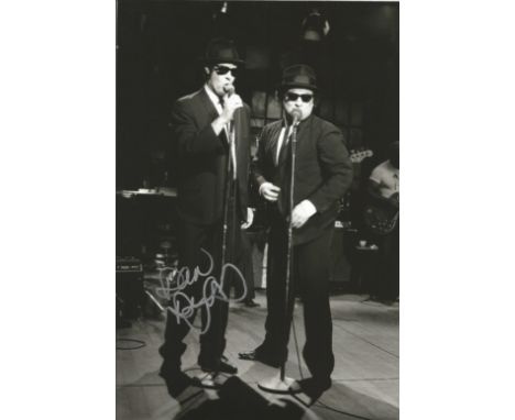 Blues Brothers, Dan Aykroyd signed 12x8 black and white photograph. Aykroyd born July 1, 1952) is a Canadian actor, comedian,