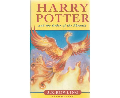 Harry Potter and the Order of the Phoenix by J K Rowling First Edition 2003 published by Bloomsbury Publishing Plc.Good condi