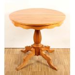 Von Zengen Kunstauktionen | Art, Antiques, Collectibles RUNDER TISCH, Mahagoni, ausziehbar, H 75, Dm 121 bzw. L 160