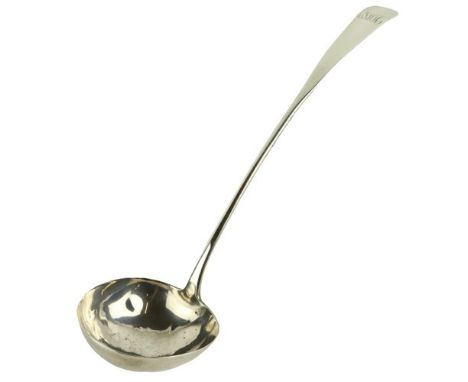 A George III Scottish Soup Ladle, by Alex Gardiner Edinburgh, c. 1795, 180gr. (1) 