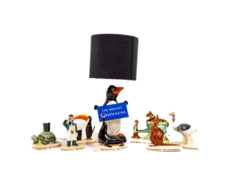 Advertisement:&nbsp; Guinness &amp; Co., a set of 7 Carltonware porcelain Figures including: Toucan, Zoo Keeper, Seal, Turtle