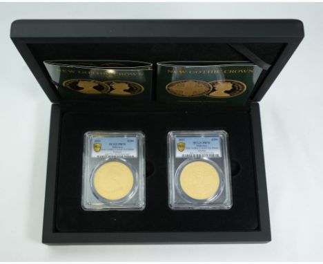 UNITED KINGDOM. Lot of 2 gold coins, in the original box as issued by the Mint and the certificate of authenticity (COA).Coin