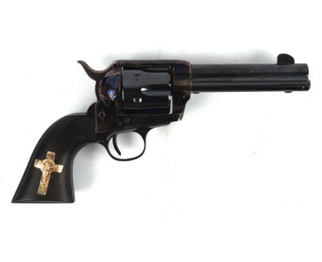 AMENDED DESCRIPTION: 3:10 to Yuma (2007) Prop Pistol - Russell Crowe screen used prop gun known as the 'Hand of God'. Used on