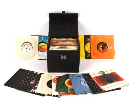 Vinyl records - lifetimes collection of 7" singles, to include Nirvana(UK), Peter Gabriel, Bad Company, The Rolling Stones, T