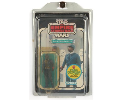 Star Wars: Bespin Security Guard Vintage Kenner Figure -Bespin Security Guard Vintage Star Wars 3.75" figure, on TESB card ba
